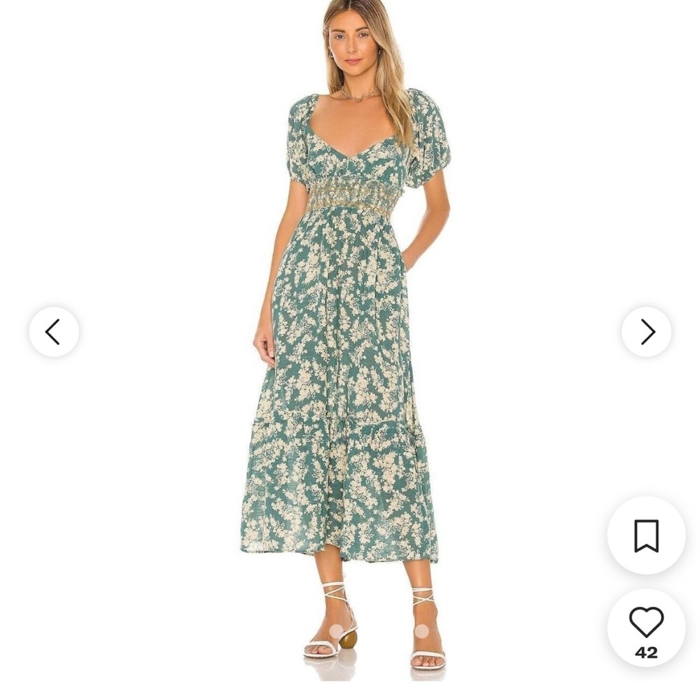 Free people green dress